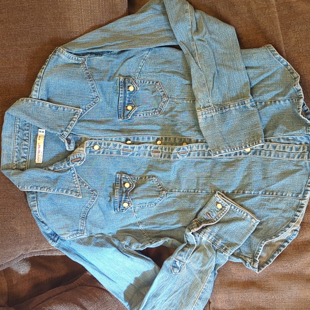 Levi's Red Tab denim blouse size medium